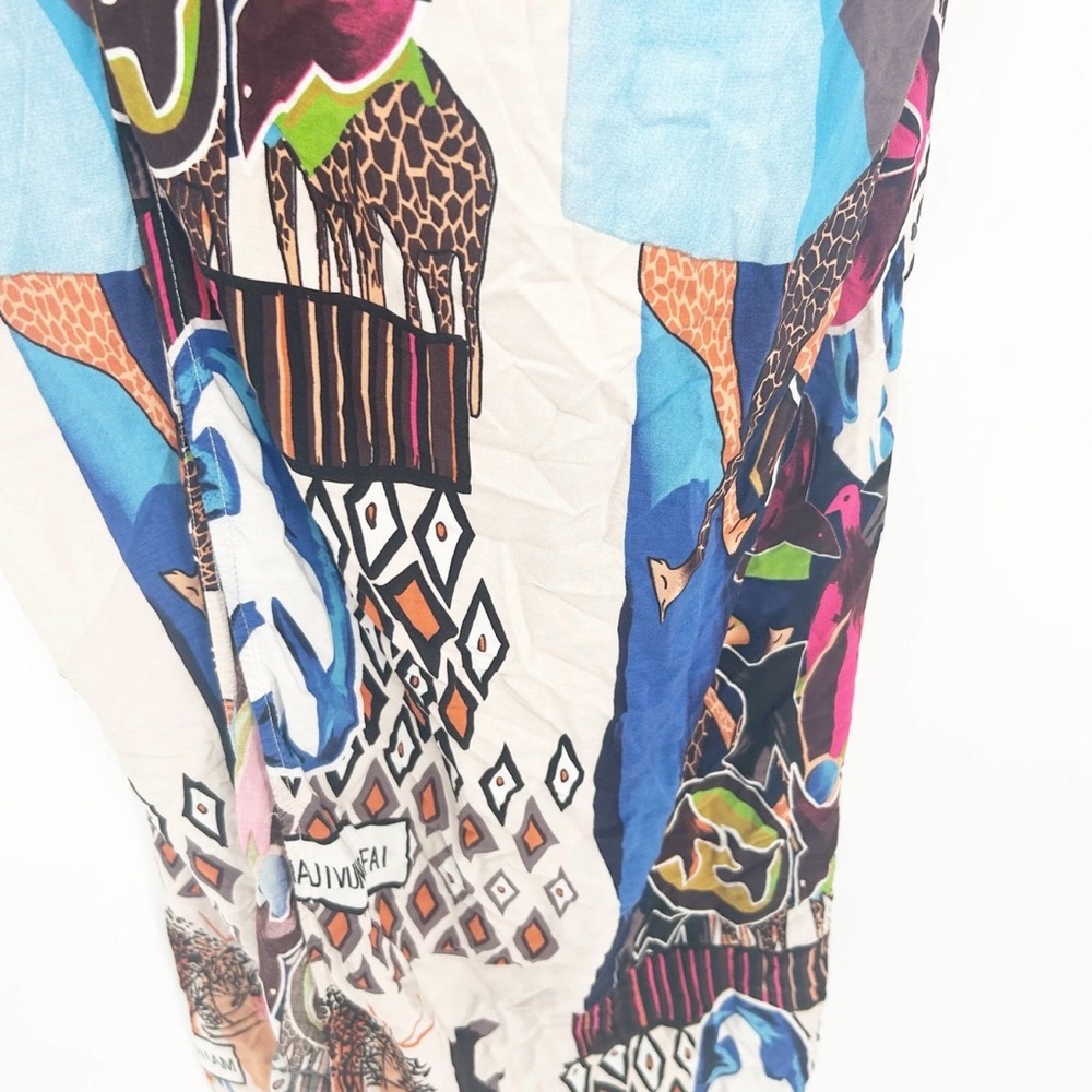 Multi-Color Patterned Duster Kimono - Picture 5 of 7